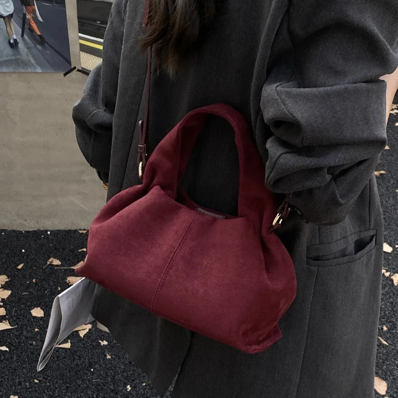 Ladies' Cloud Handbag Autumn New Fashion Dumpling Bun French Texture Shoulder Bag