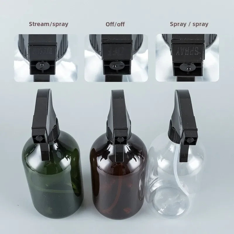 300/500ML Plastic Spray Bottle Large Capacity High Pressure Moisturizer Empty Container for Water Can Hair Stylist Hairdressing