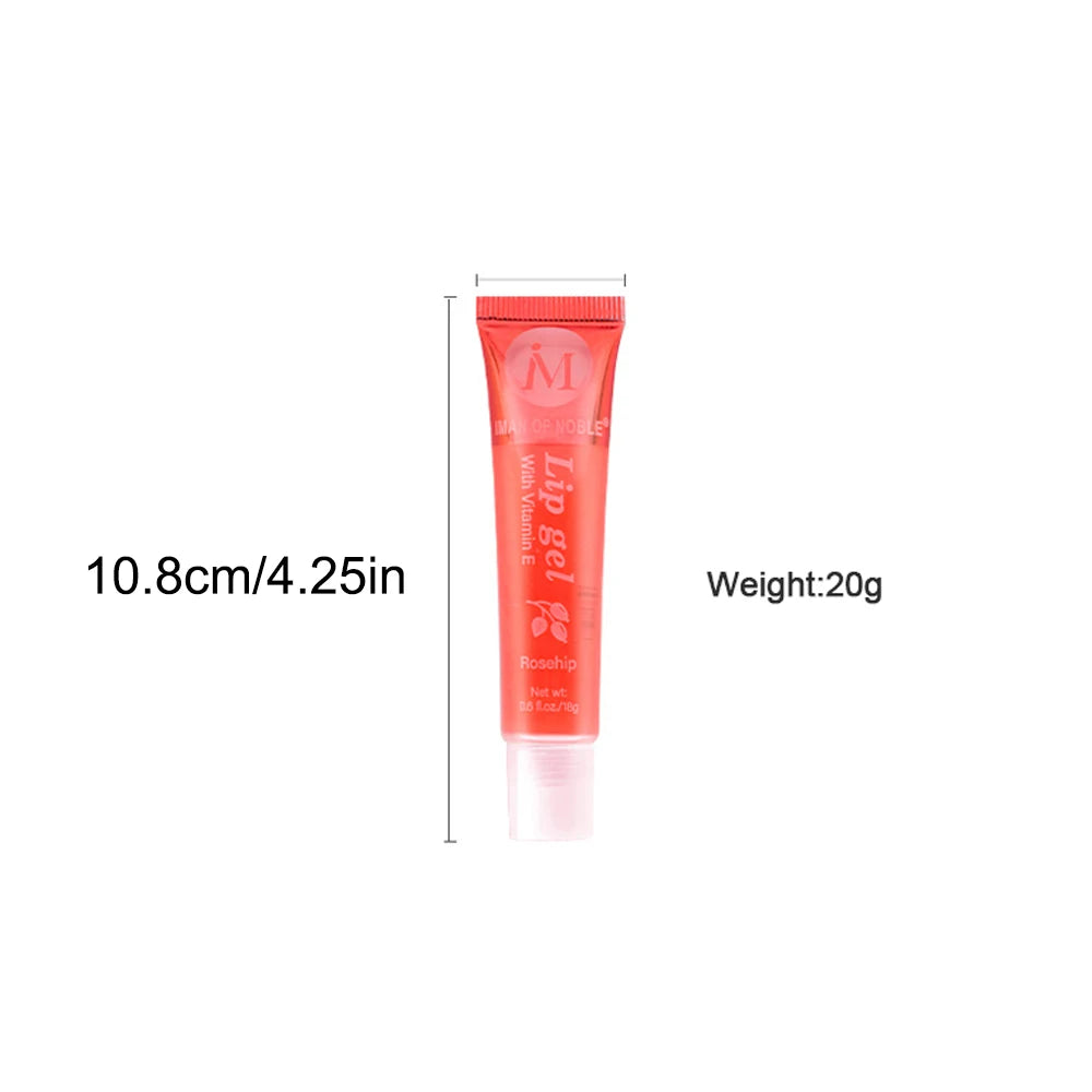 6Pcs Fruity Flavor Watery Glossy Lip Gloss Set Clear Lip Gel Hydrating Moisturizing Lip Gloss Women Lips Makeup Wholesale