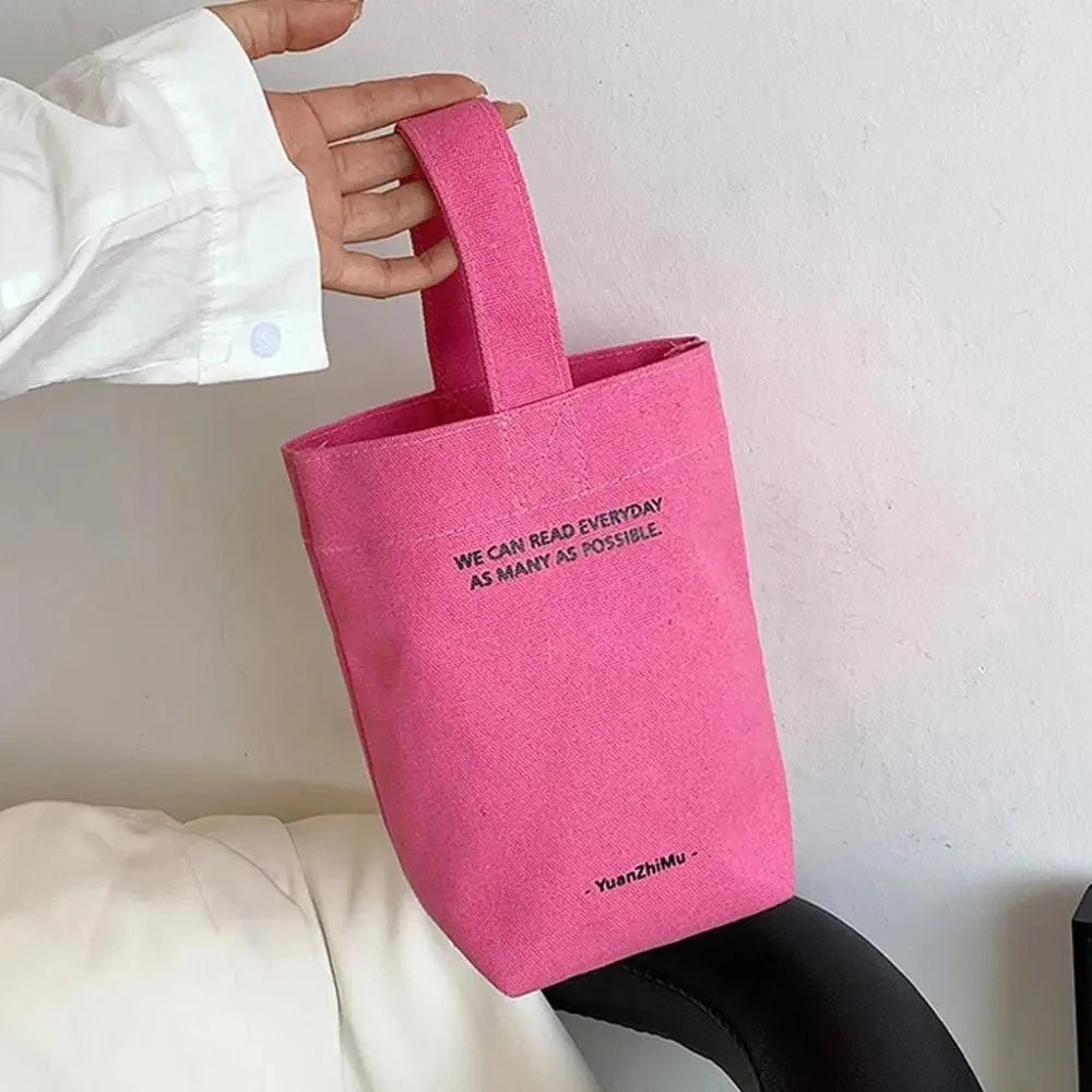 Casual Handbags Canvas Shoulder Crossbody Bags Large Capacity Shopper Bag Letters Shoulder Crossbody Bags Purse