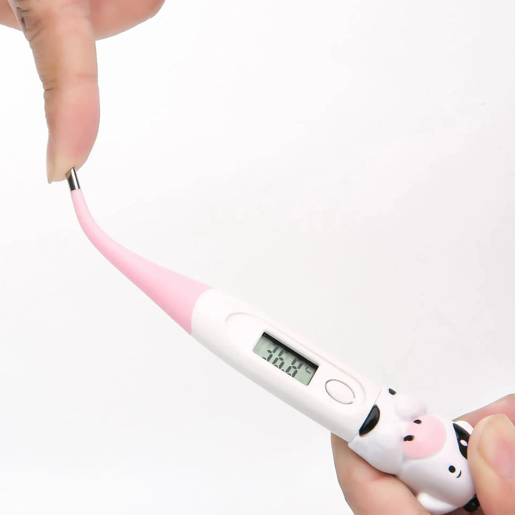 Children's Cartoon Soft-Headed Electronic Thermometer for Infants, Young Children, Adults, Temperature Display,Precise Household