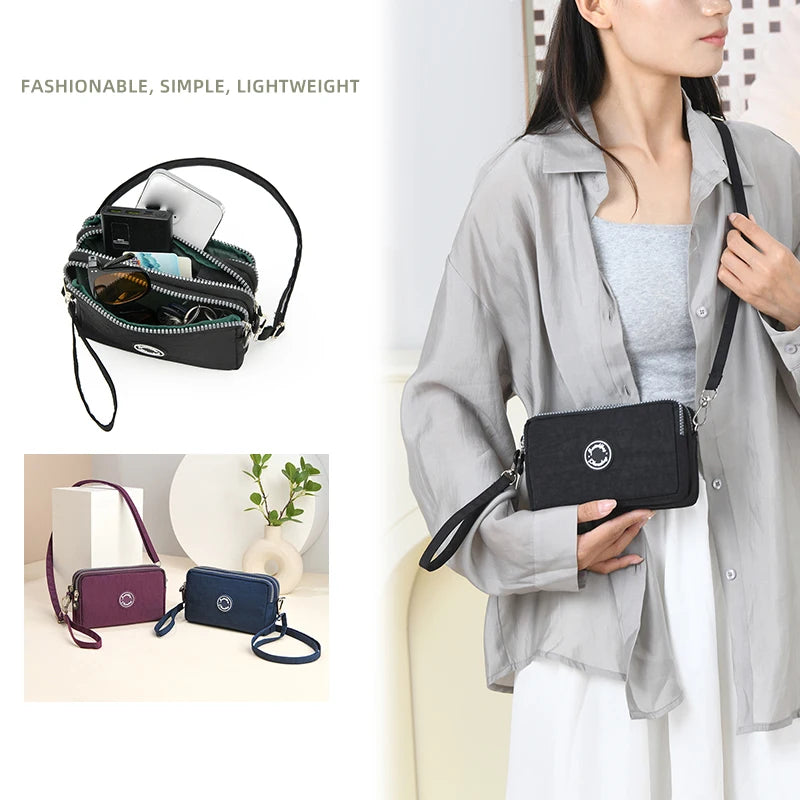 Put the mobile phone bag, handbag, shoulder bag, neck bag, cloth bag, mini bag for storing small change.
