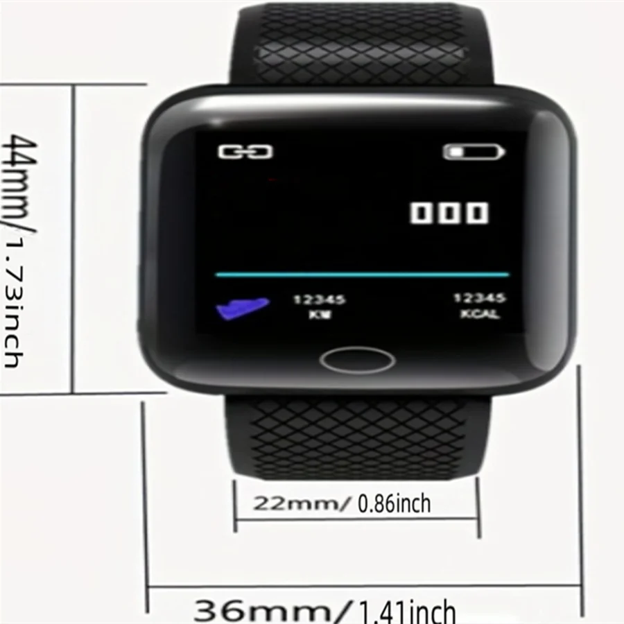Men Watch Electronic Fitness Bracelet Smartwatch Smart Watch Y68 D20 Sleep Monitor Gift For IOS Android Smartphones Alarm Clock