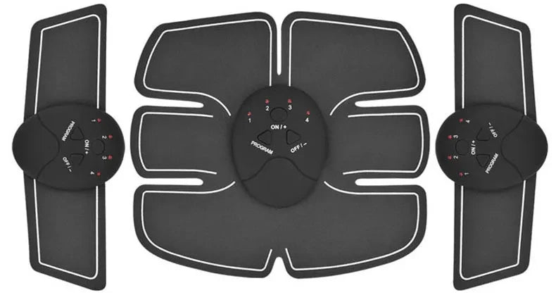 EMS Muscle Stimulator Abdominal Hip Trainer Patch Portable ABS Body Shaping Toner Unisex Fitness Slimming Training Equipment