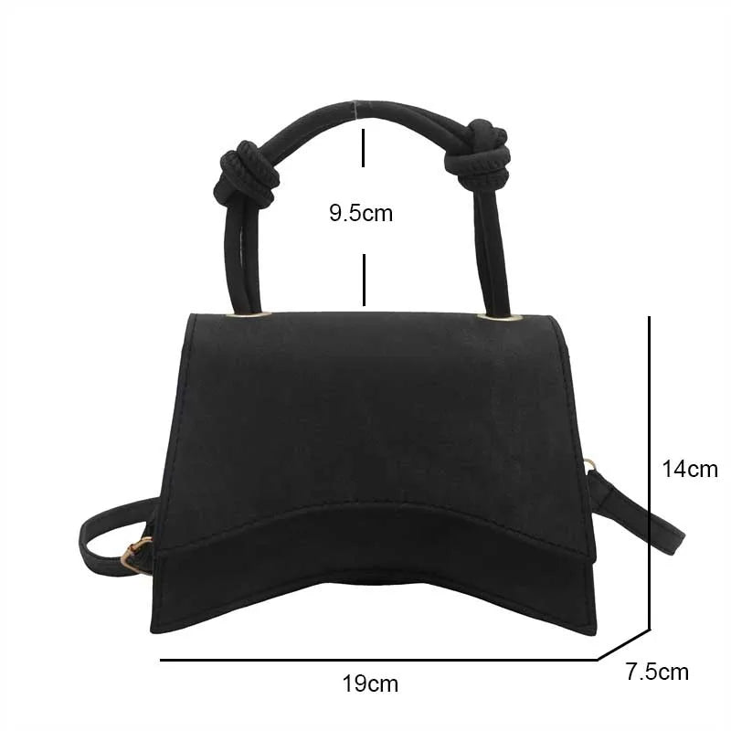 Fashionable Women's Shoulder Bag Pure Color Trendy Crossbody Bag Simple Casual Diagonal Bag Small Square Bags for Autumn bolsos