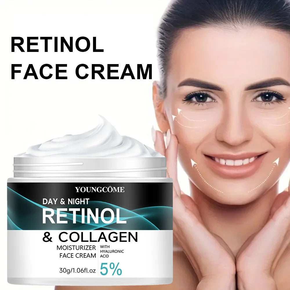 YOUNGCOME Retinol Cream Promotes Skin Elasticity And Luster Nourishing And Locking Moisture To Improve Skin Texture