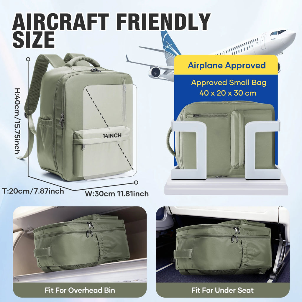 Cabin Airplane Travel Backpack 40x30x20, Hand Luggage Cabin Backpack Wizzair 40x30x20 Carry-Ons Men Women 15.6 inch Laptop Bags