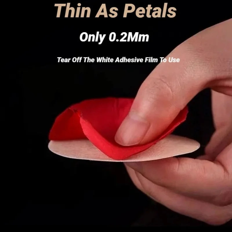 CHUANGERM Women Nipple Cover Chest Stickers Seamless Breathable Self-Adhesive Comfortable Invisible Coverage