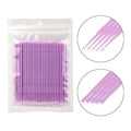 100PCS/Bag Bamboo Eyelash Extension Cleaning Swabs Lash Lift Glue Remover Applicators Microblade Makeup Micro Brushes Tools
