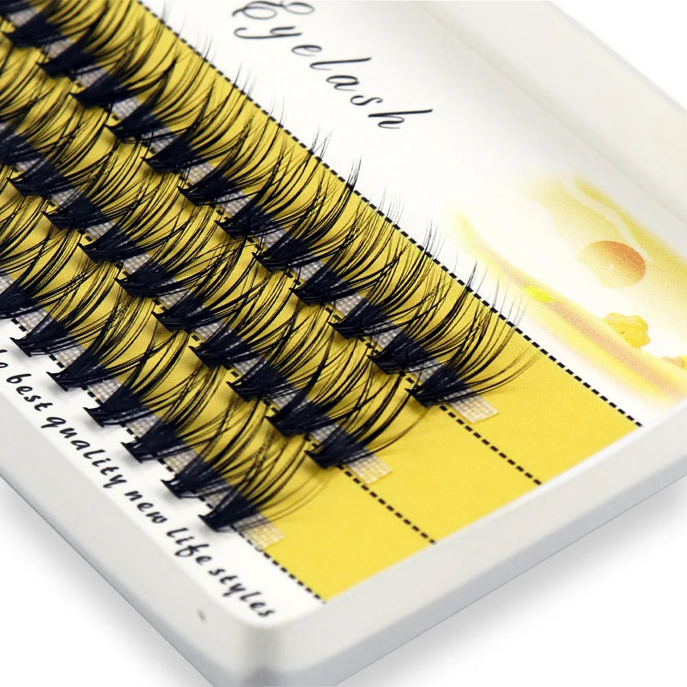 20D/30D Mink Eyelashes 1 Box/60 Bundles Natural Eyelash Extension 3D Russia Individual Eyelash Cluster Makeup Tools Lashes Cilia