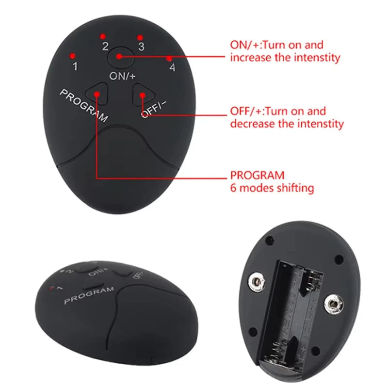 EMS Muscle Stimulator Abdominal Hip Trainer Patch Portable ABS Body Shaping Toner Unisex Fitness Slimming Training Equipment