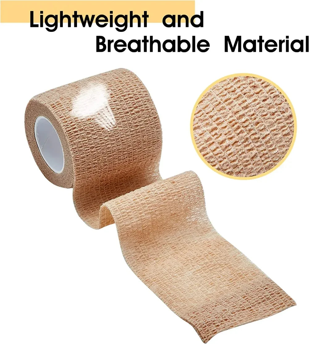 New Hot Elastic Bandage Elastoplast Self Adhesive Tape Sports Protect Wrist Palm Finger Arm Shoulder Knee Ankle Pets Leg Tattoo