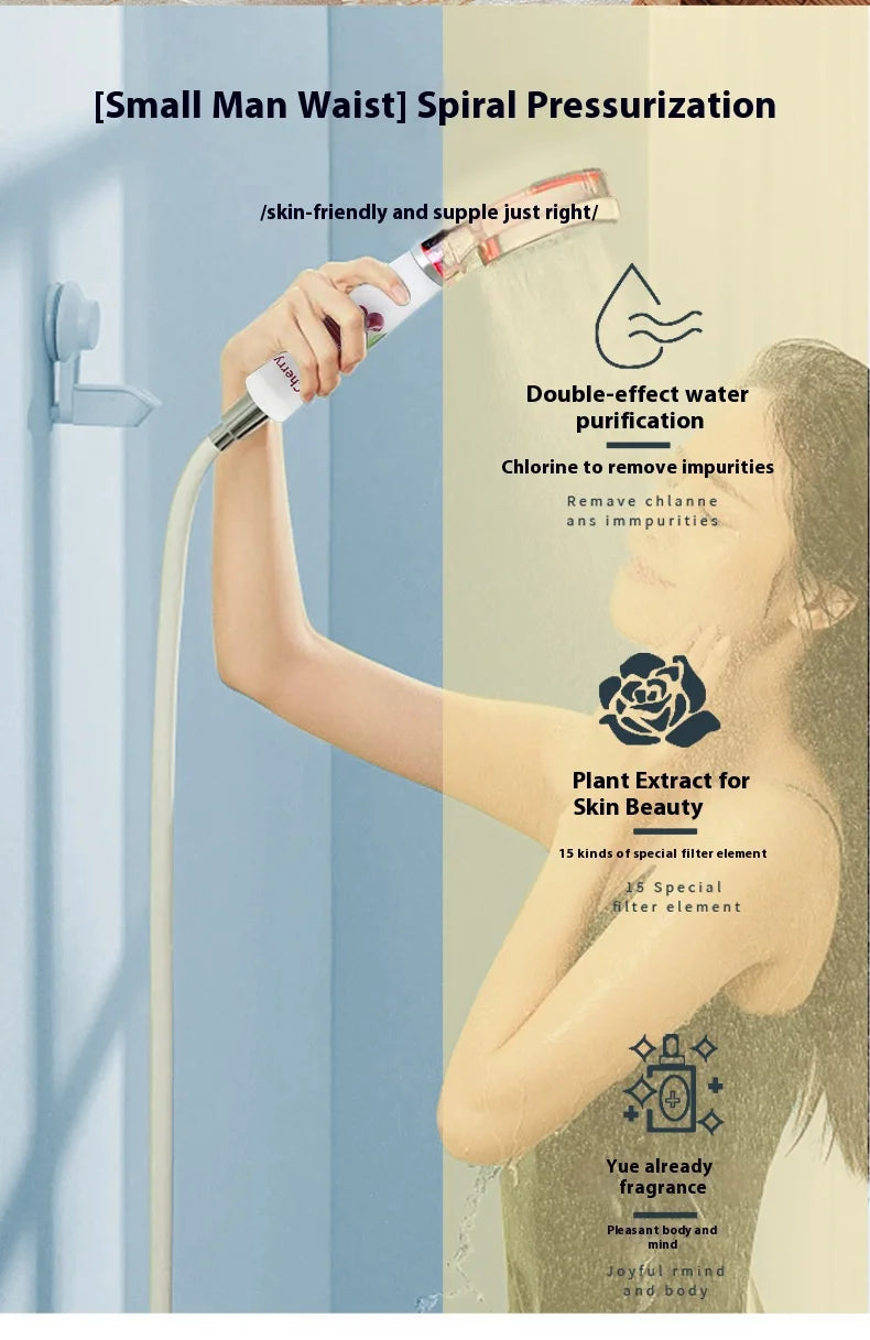 Filter For Shower Scented Shower Head Water Softener Improve Hair Skin Removal Shower Purifier Bathroom Accessories