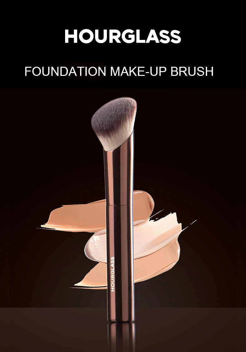 Hourglass Makeup Brush- No.21 Ambient Soft Glow Foundation Brush Soft Fiber Hair Fashion Design Single Face Brush