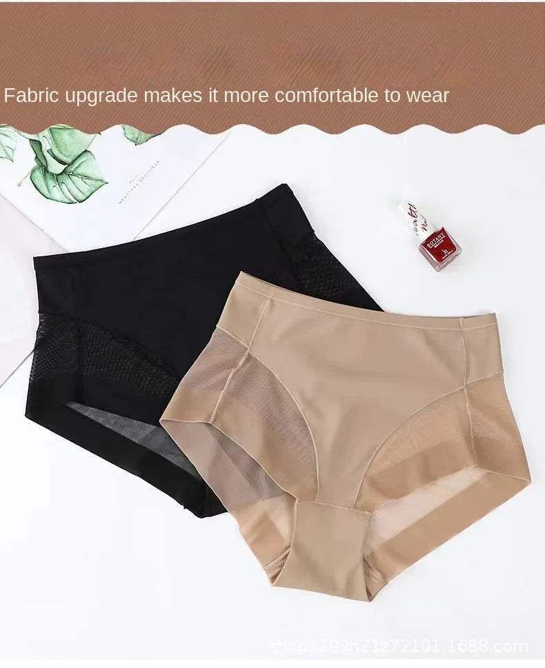 CHUANGERM Women's High Waist Tummy Control Butt Lifter Slimming Shaping Panties Shapewear Trainer Underwear