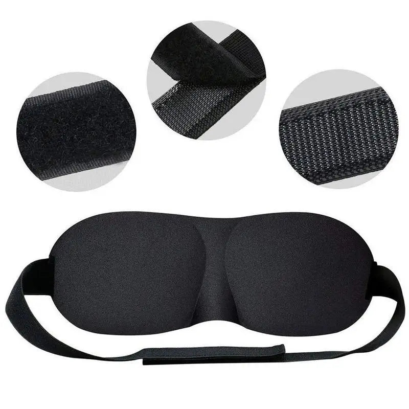 Eye Mask for Sleeping 3D Contoured Cup Blindfold Concave Molded Night Sleep Face Masks Block Out Light with Women Men Eyepatch