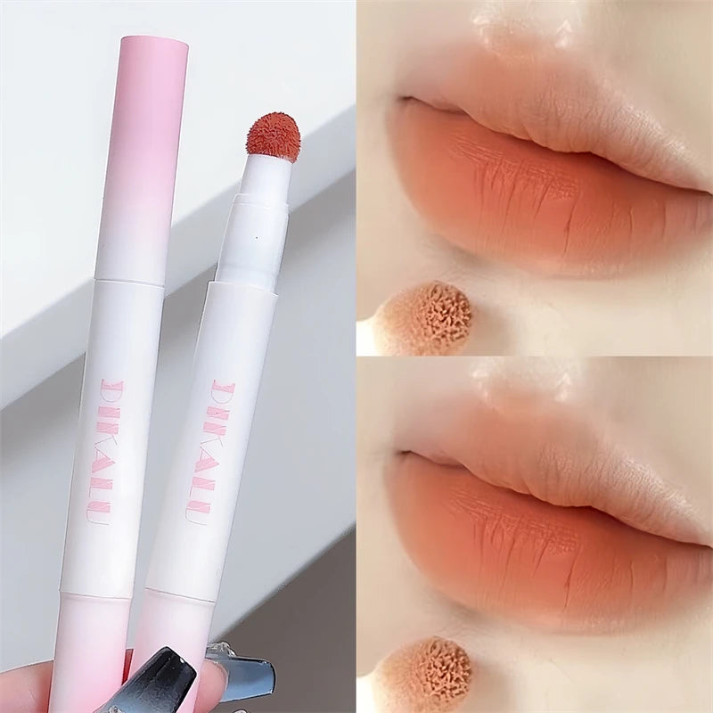 DIKALU Matte Lip Gloss | Air Cushion Lip Powder Cream | Long-Lasting Non-Fading Lip Mud