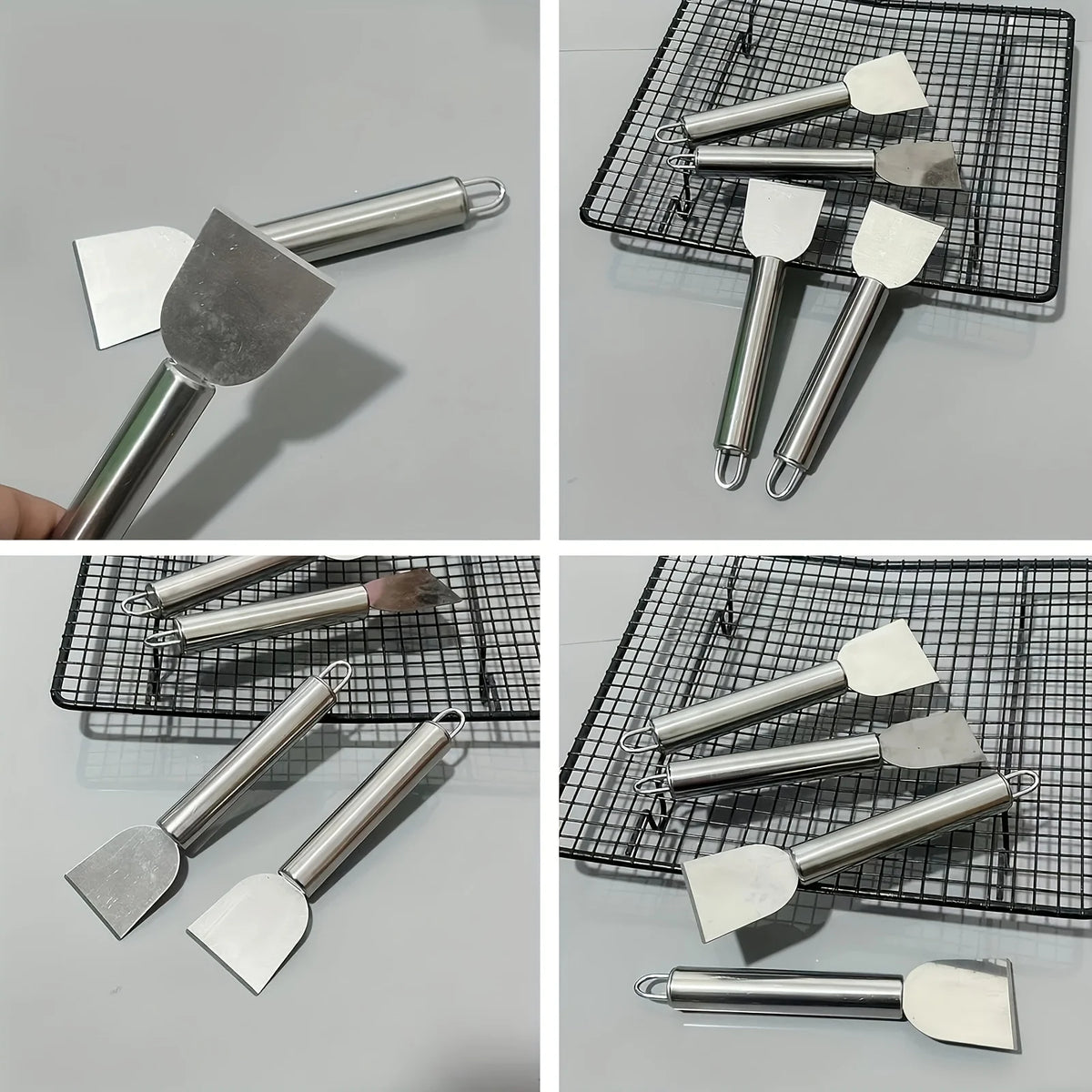 Versatile cleaning scraper Durable metal stainless steel glue remover Snow shovel for kitchen, bathroom and home use