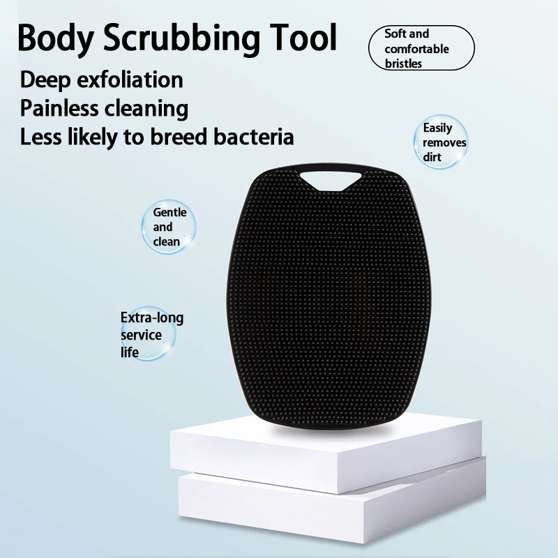 1Pcs Soft Silicone Exfoliating Body Brush, Back Scrubber for Shower, Gentle Massage Bath Brush, Deep Cleansing Body Scrubber
