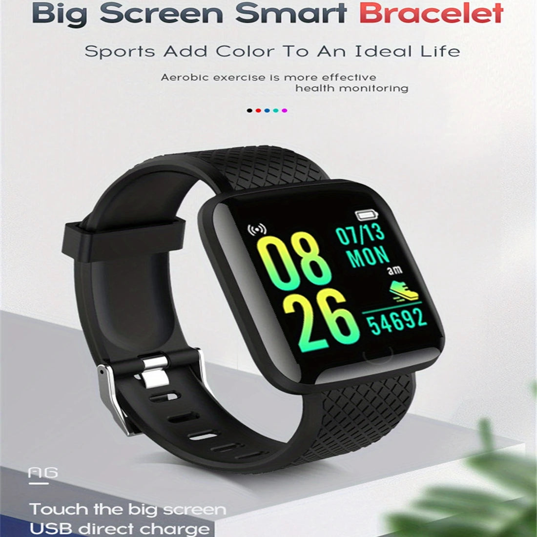 Men Watch Electronic Fitness Bracelet Smartwatch Smart Watch Y68 D20 Sleep Monitor Gift For IOS Android Smartphones Alarm Clock