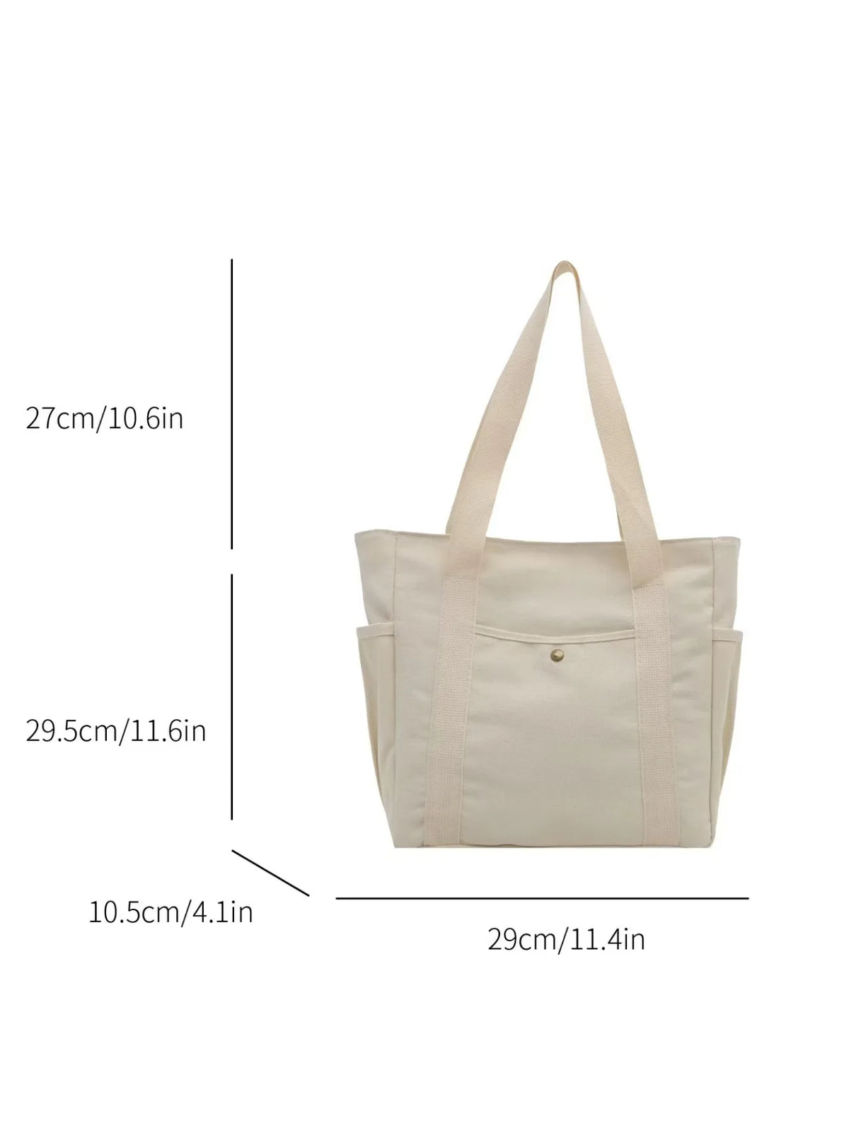 Large-capacity Canvas Tote Canvas Bag Goes to Work, Goes out, High-value Commuting Versatile Literary and Artistic Student Wear