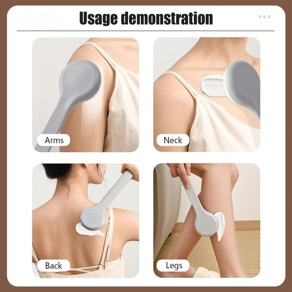 Multi-Function Lotion Sunscreen Ointment Applicator Long Handle Body Cleaner Shower Brush Sunscreen Back  Lotion Applicator