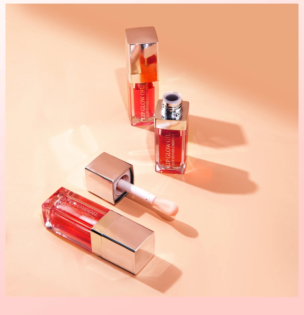 Crystal Jelly Moisturizing Lip Oil Plumping Lip Gloss Makeup Sexy Plump Lip Glow Oil Tinted Lip Plumper