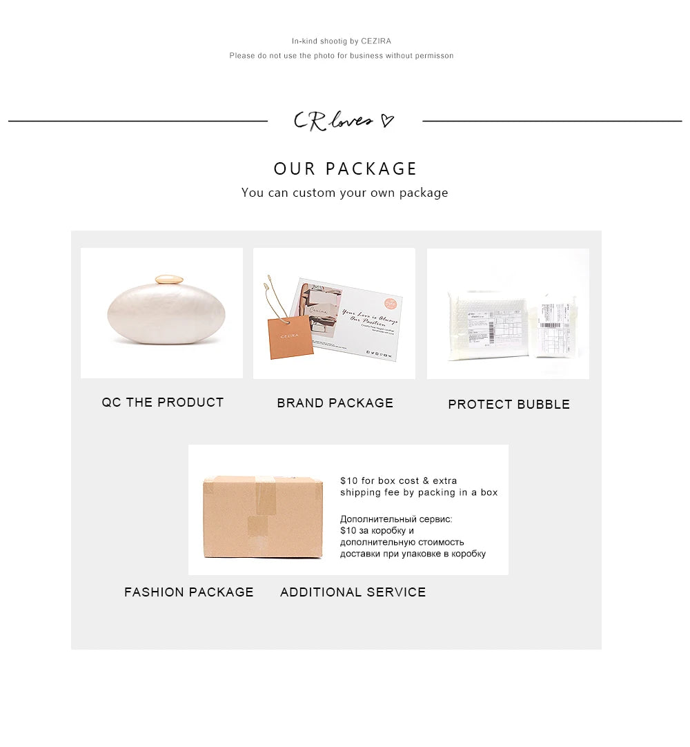 Women's Fashion Evening Clutches Luxury Plain Acrylic Long Chain Cross body Handbag Oval Shaped Fits Phone Wedding Banquet Party