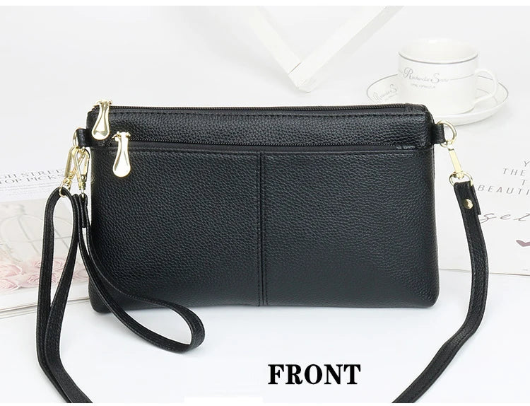 Fashion Women Clutch Bag PU Leather Crossbody Bags Small Shoulder Handbag Female Mobile Phone Purse Bags