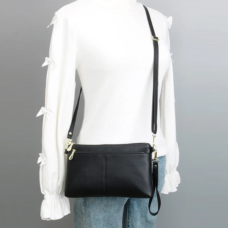 Fashion Women Clutch Bag PU Leather Crossbody Bags Small Shoulder Handbag Female Mobile Phone Purse Bags
