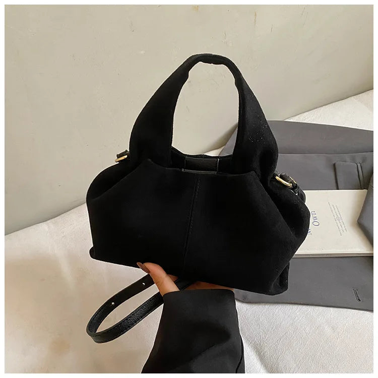Ladies' Cloud Handbag Autumn New Fashion Dumpling Bun French Texture Shoulder Bag