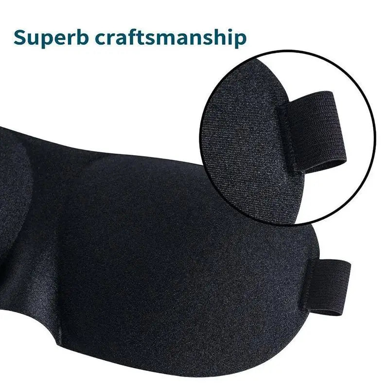 Eye Mask for Sleeping 3D Contoured Cup Blindfold Concave Molded Night Sleep Face Masks Block Out Light with Women Men Eyepatch