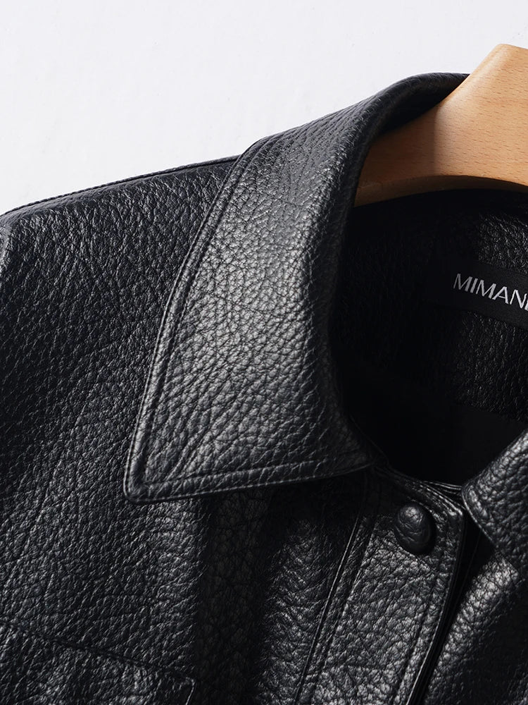 fashion genuine leather jacket woman, 2025 autumn sheepskin coat