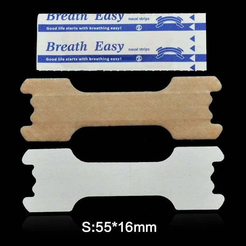 100/500PCS Breath Nasal Strips Right Aid Stop Snoring Nose Patch Good Sleeping Patch Product Easier Breath Sleep Aid Decive