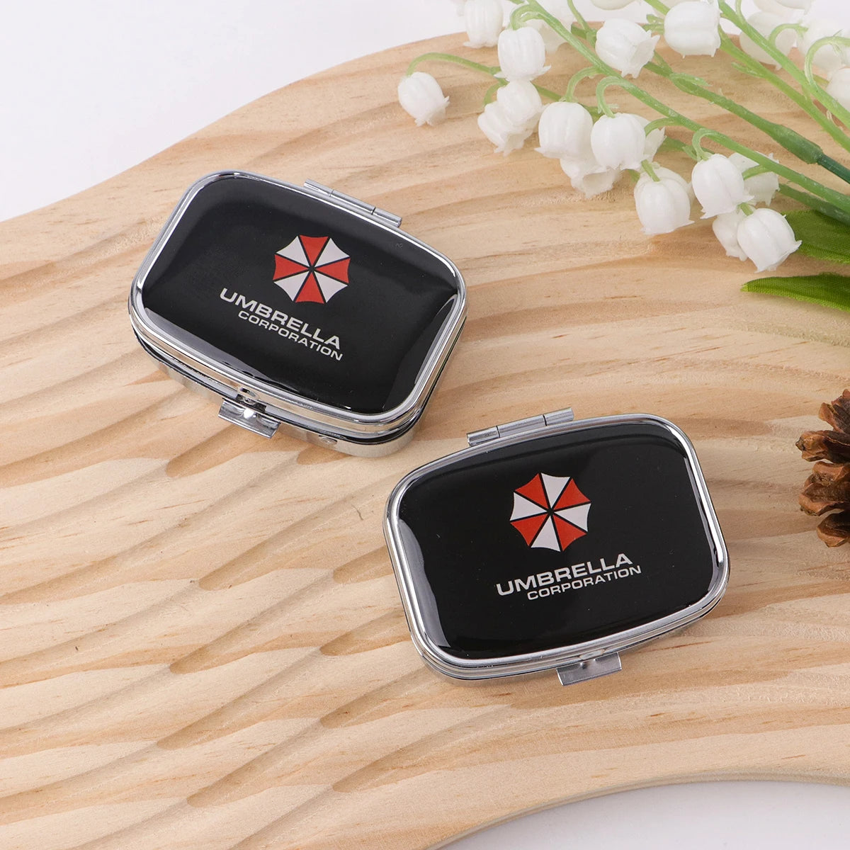 Famous Horror Film Metal Medicine Box Pill Packaging Health Products Moisture Resistant Storage Case Personalized Fashion Casket