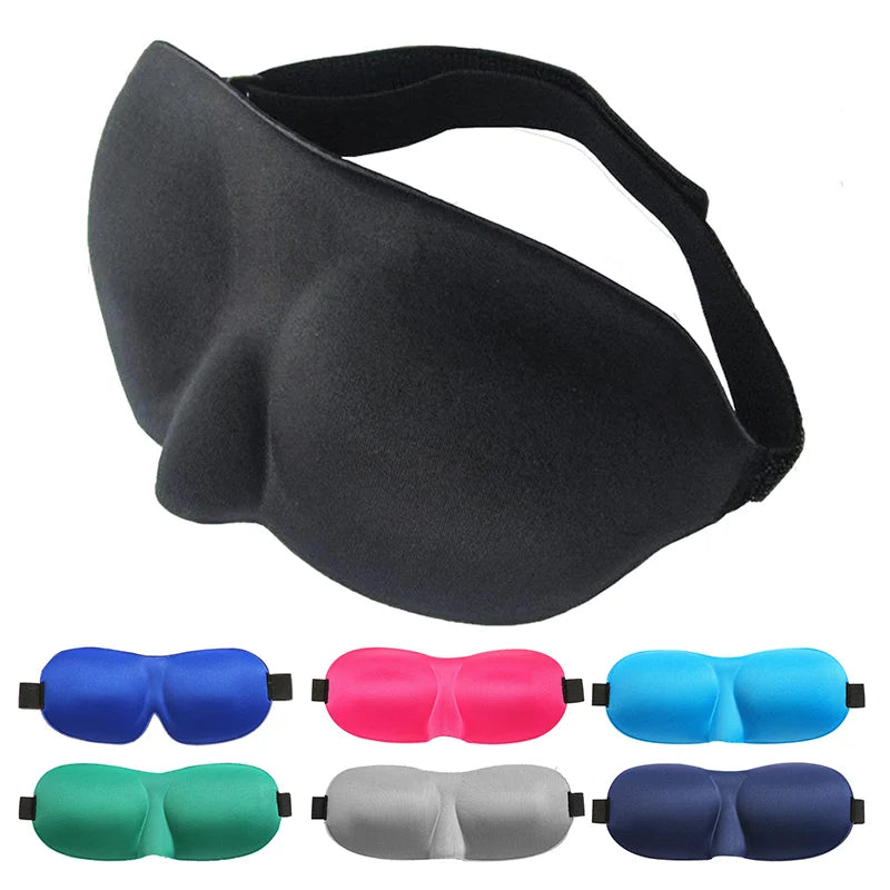Eye Mask for Sleeping 3D Contoured Cup Blindfold Concave Molded Night Sleep Face Masks Block Out Light with Women Men Eyepatch