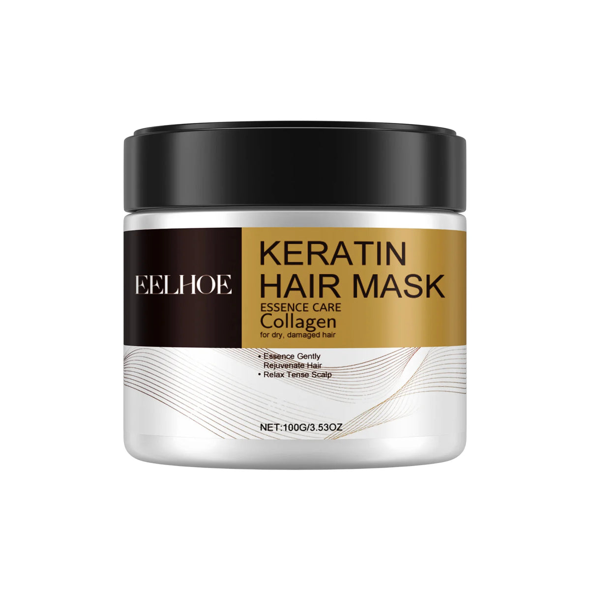 Keratin Care Hair Mask Deep Nourishing Moisturizing Repair Dry Frizz Damaged Conditioner Smoothing Hair Long-Lasting Shine Care