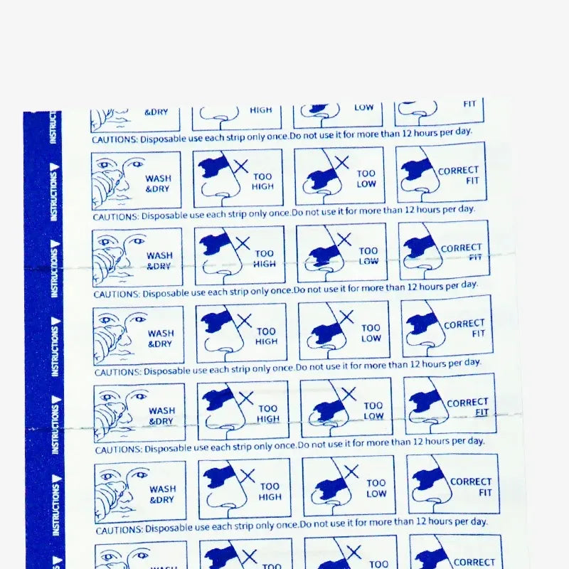 100/500PCS Breath Nasal Strips Right Aid Stop Snoring Nose Patch Good Sleeping Patch Product Easier Breath Sleep Aid Decive