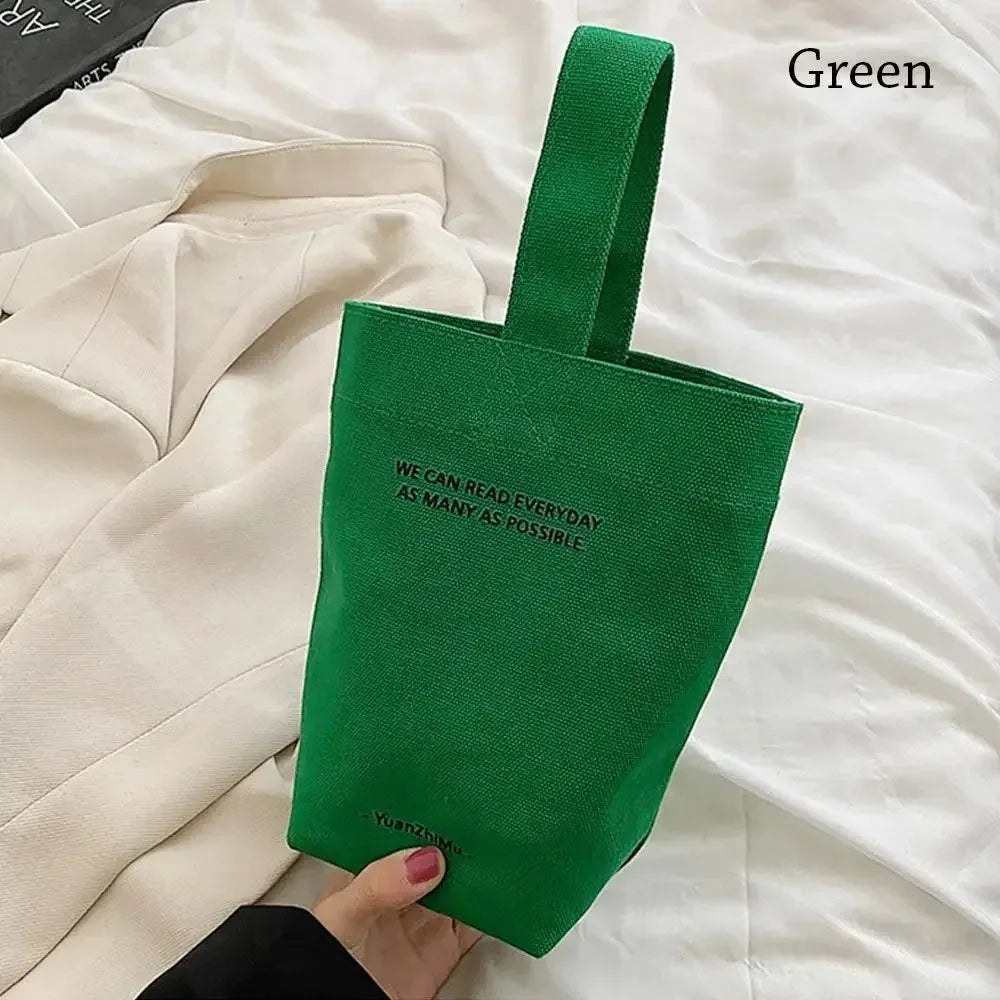 Casual Handbags Canvas Shoulder Crossbody Bags Large Capacity Shopper Bag Letters Shoulder Crossbody Bags Purse