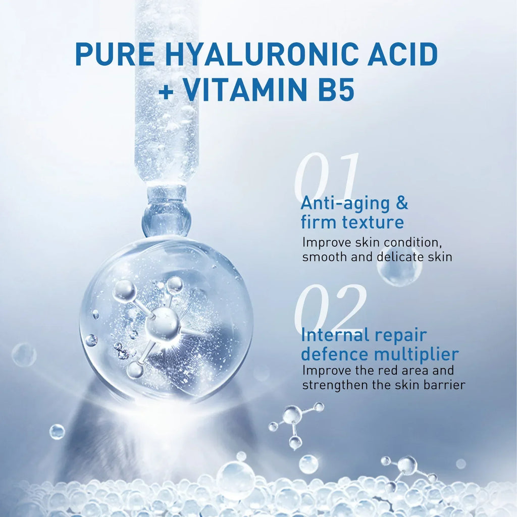 1/3/5pcs B5 Shrink Pores Serum Pure Hyaluronic Acid Lifting Firming Fine Lines Reduce Lightening Dark Circle 30ML Hyalu Essence