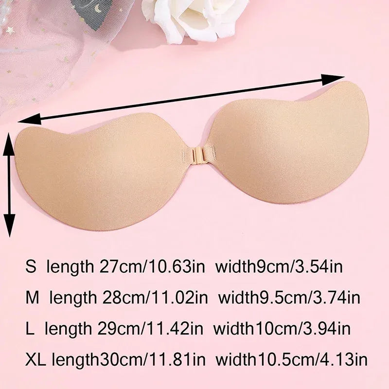 Invisible Stick-On Lift Bra, Strapless & Seamless Push Up Anti-convex Bra, Women's Lingerie & Underwear Accessories