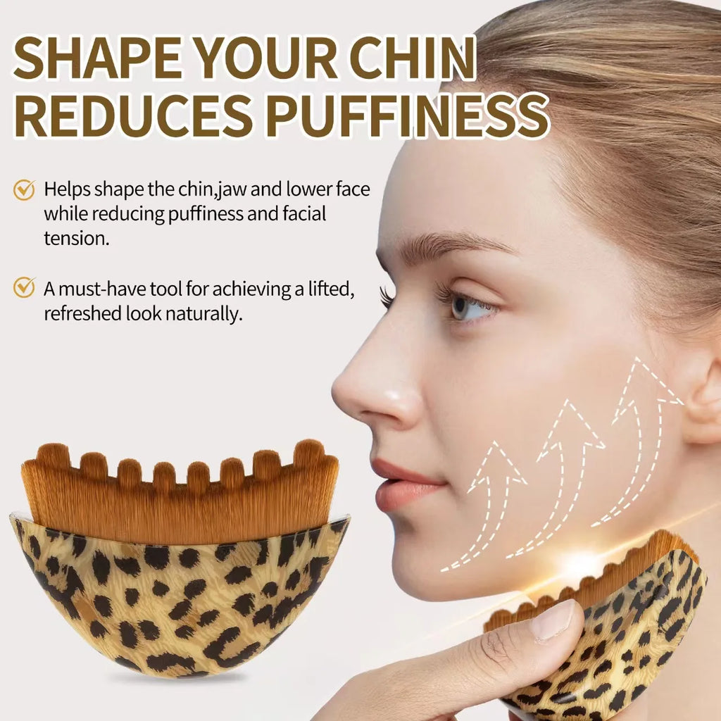 New facial massage brush, lymphatic brush, contour brush with storage box, beauty salon-specific massage brush