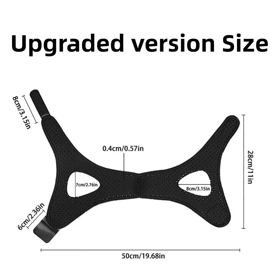 1PC Anti-snoring Band Open Mouth Breathing Corrective Anti-snoring Chin Rest Sleep Open Mouth Rest