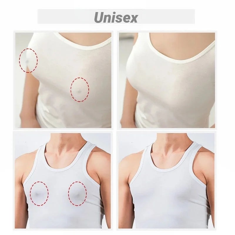 CHUANGERM Women Nipple Cover Chest Stickers Seamless Breathable Self-Adhesive Comfortable Invisible Coverage