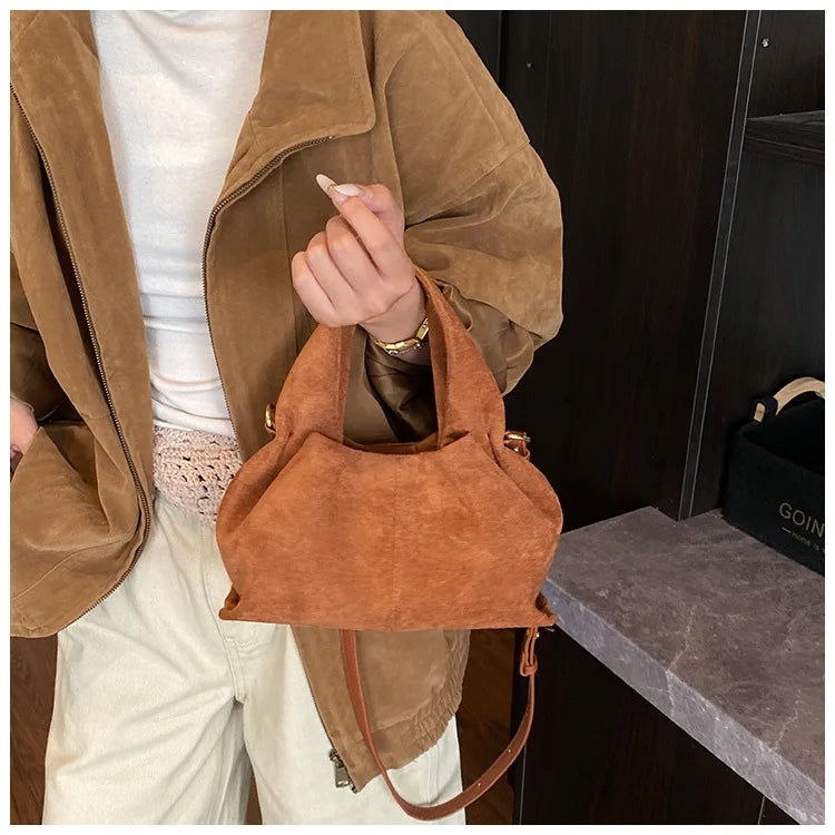 Ladies' Cloud Handbag Autumn New Fashion Dumpling Bun French Texture Shoulder Bag