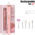 Portable Electric Nail Drill Machine USB Rechargeable Manicure Set for Nail Salon Exfoliation & Polishing for Home Salon