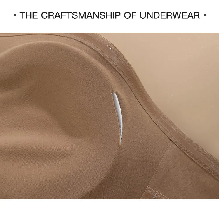 1Pc/3Pcs/Pack YMQJ Removable Padded Soft Ice Silk Traceless Women Brasseries Wire Free Seamless Bra For Women Strapless Bra