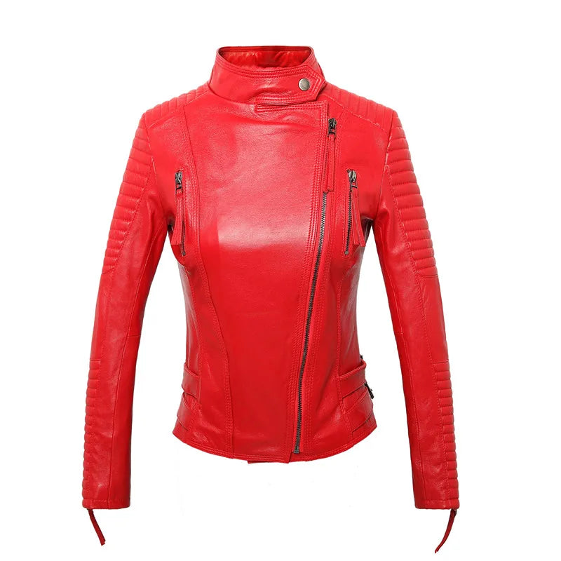 Tajiyane 100% Genuine Sheepskin Coat Jacket Women Real Leather Jacket Women Short Slim Jackets Outerwear Chaqueta De Cuero Mujer