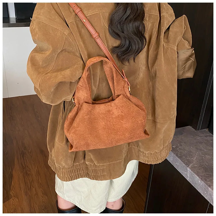 Ladies' Cloud Handbag Autumn New Fashion Dumpling Bun French Texture Shoulder Bag