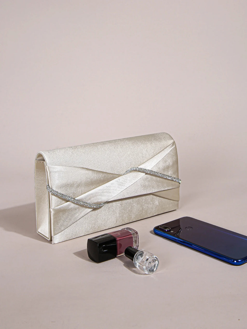 Hand Clutch Bag, Evening Clutch Bag For Women, Sparkling Crystal Rope Ruched Handbags, Glitter Envelope Purse For Party Girl,Wom